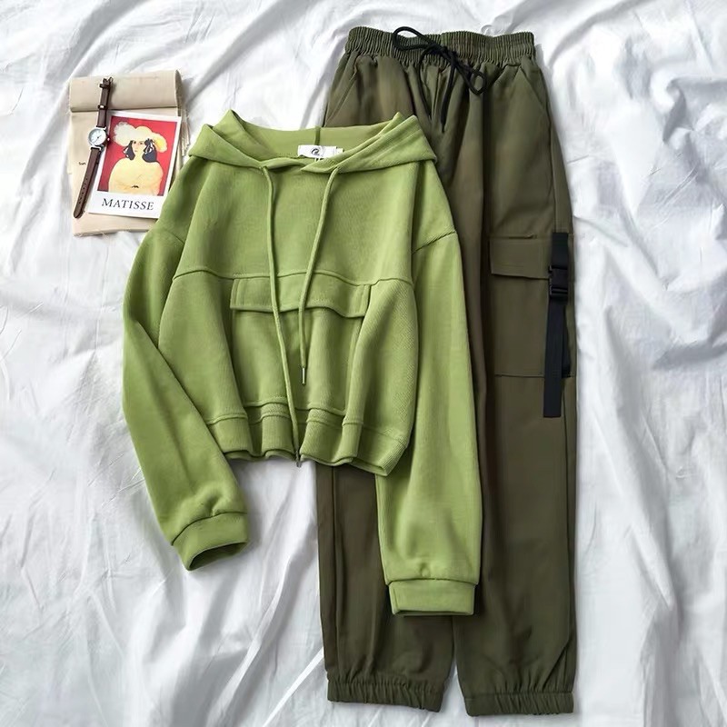 CHAVA SET / PAKAIAN OLAHRAGA / SET WANITA - SET KEKINIAN