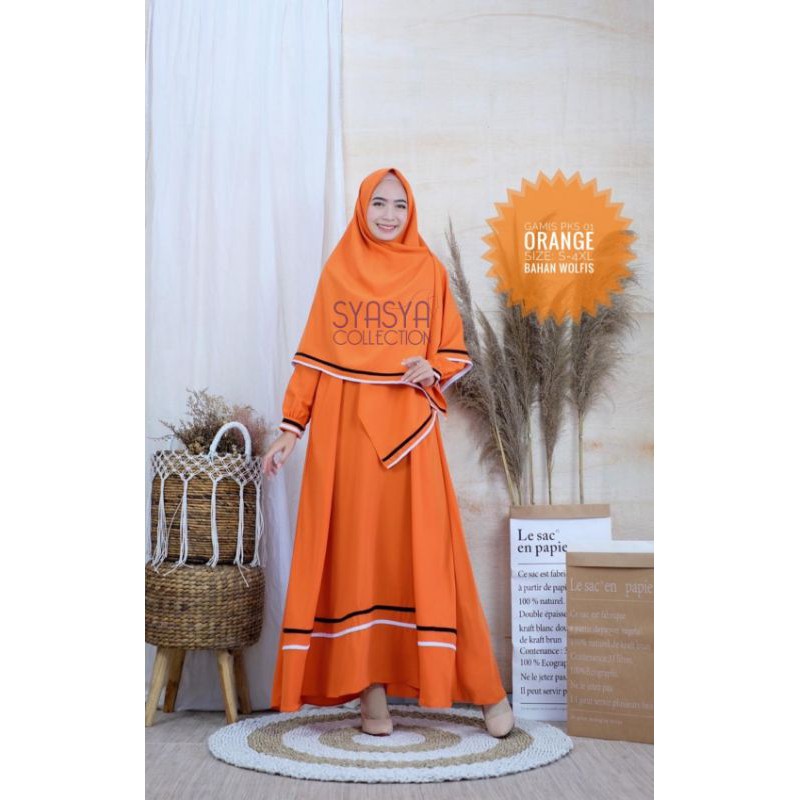 Gamis PKS 01 gamis wolfis gamis murah