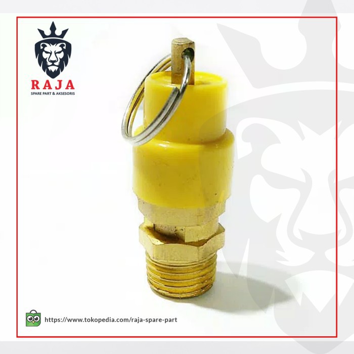 Safety valve 1per4 inch kuning kompresor angin