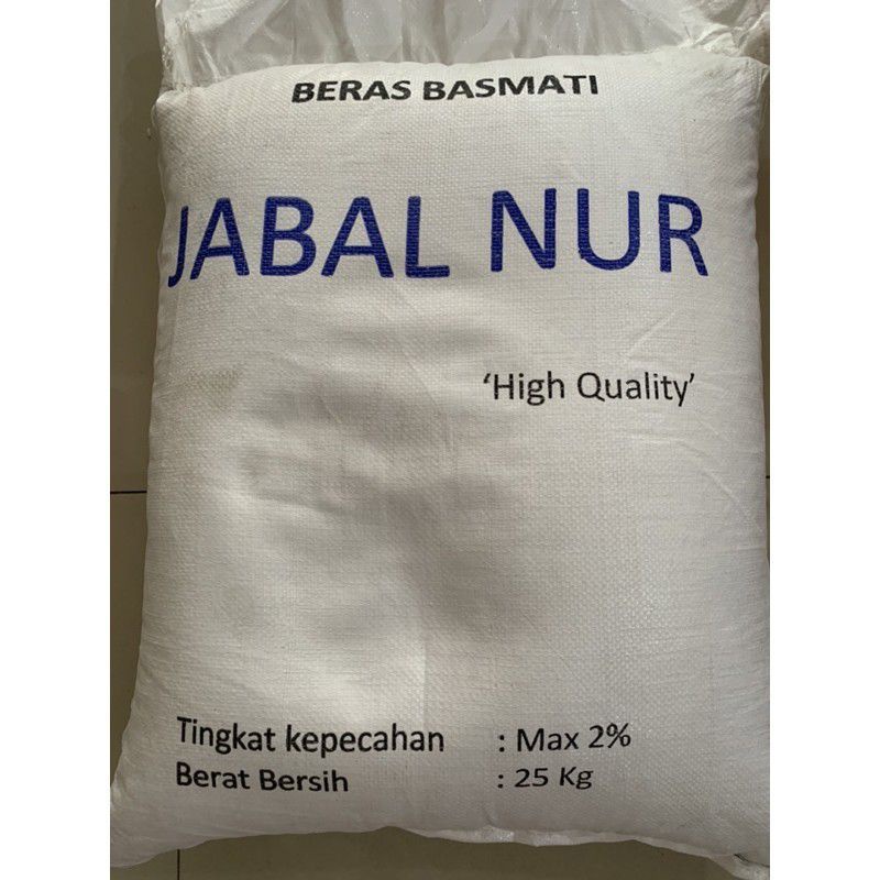 

beras basmati jabal nur 25kg