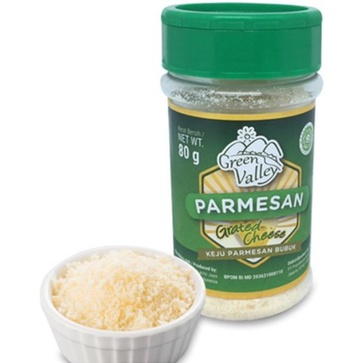 

Keju- Keju Halal Mui Mpasi Green Valley Parmesan Cheese Keju Parmesan Bubuk -Keju.