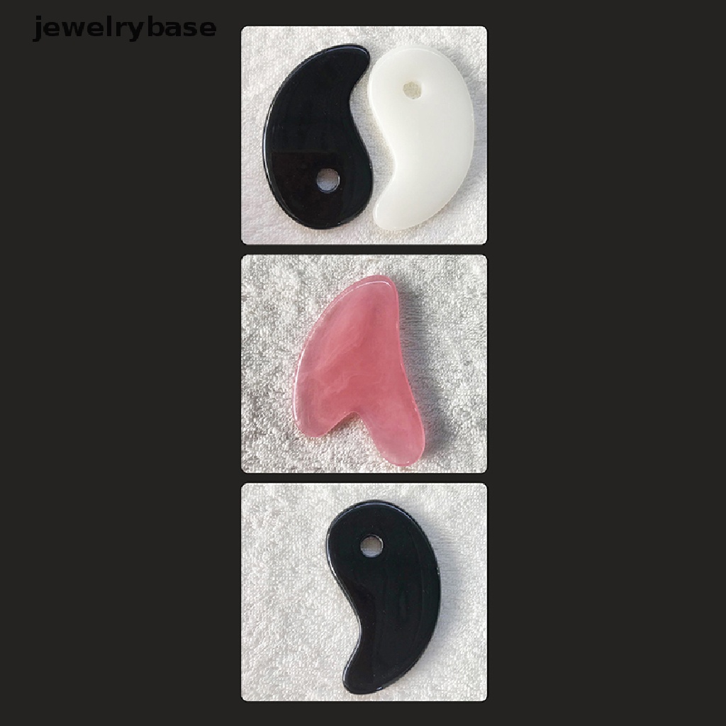 (jewelrybase) Alat Pijat gua sha Untuk Wajah / Tubuh