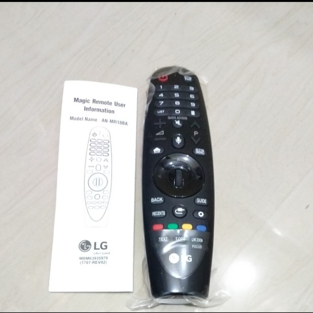 Remote tv magic LG TYPE UK&amp;SK ORIGINAL SERI AN-MR-18 BA BARU GRES