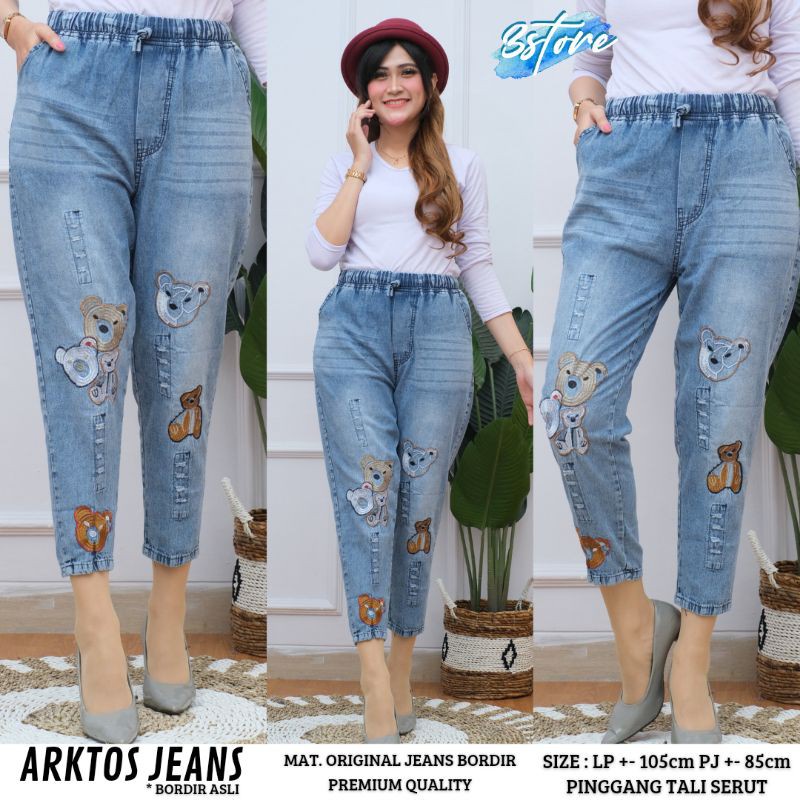 KOALA BAGGY JEANS BORDIR KOREAN