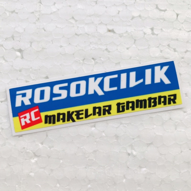 

Sticker Rosok Cilik Orajet Laminasi Glossy