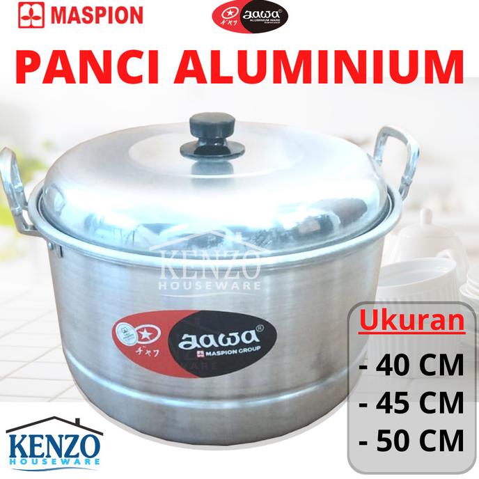 Panci Kukus Langseng 40 45 50 Cm Kukusan Dandang Almunium Besar