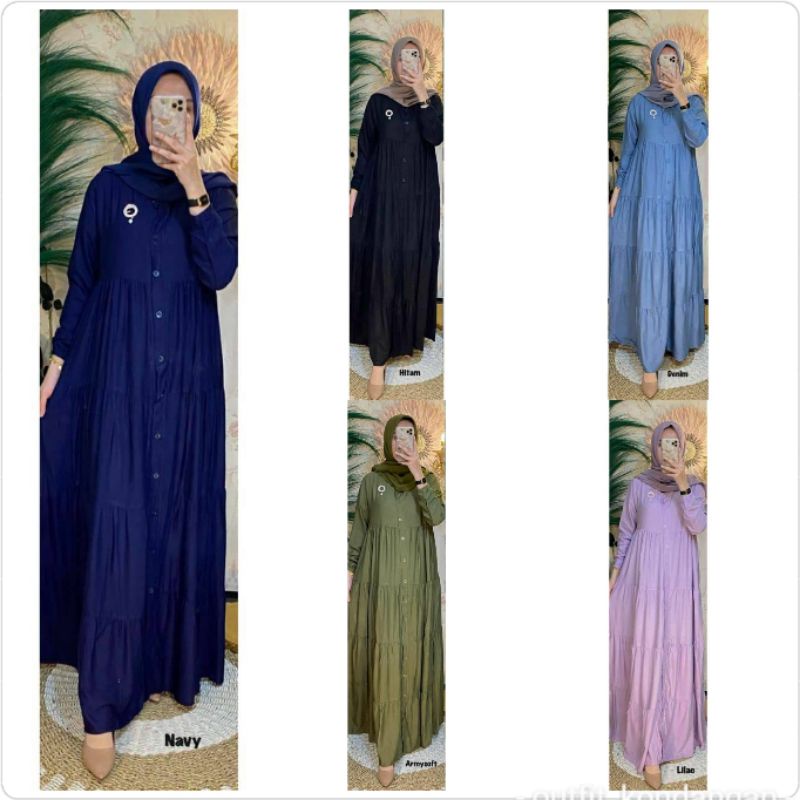 Gamis susun viral