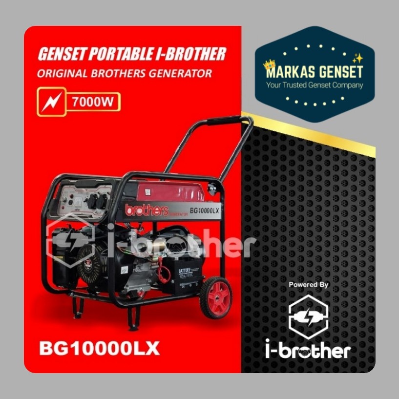 Genset bensin 7000 Watt | Brother BG10000LX - Bergaransi