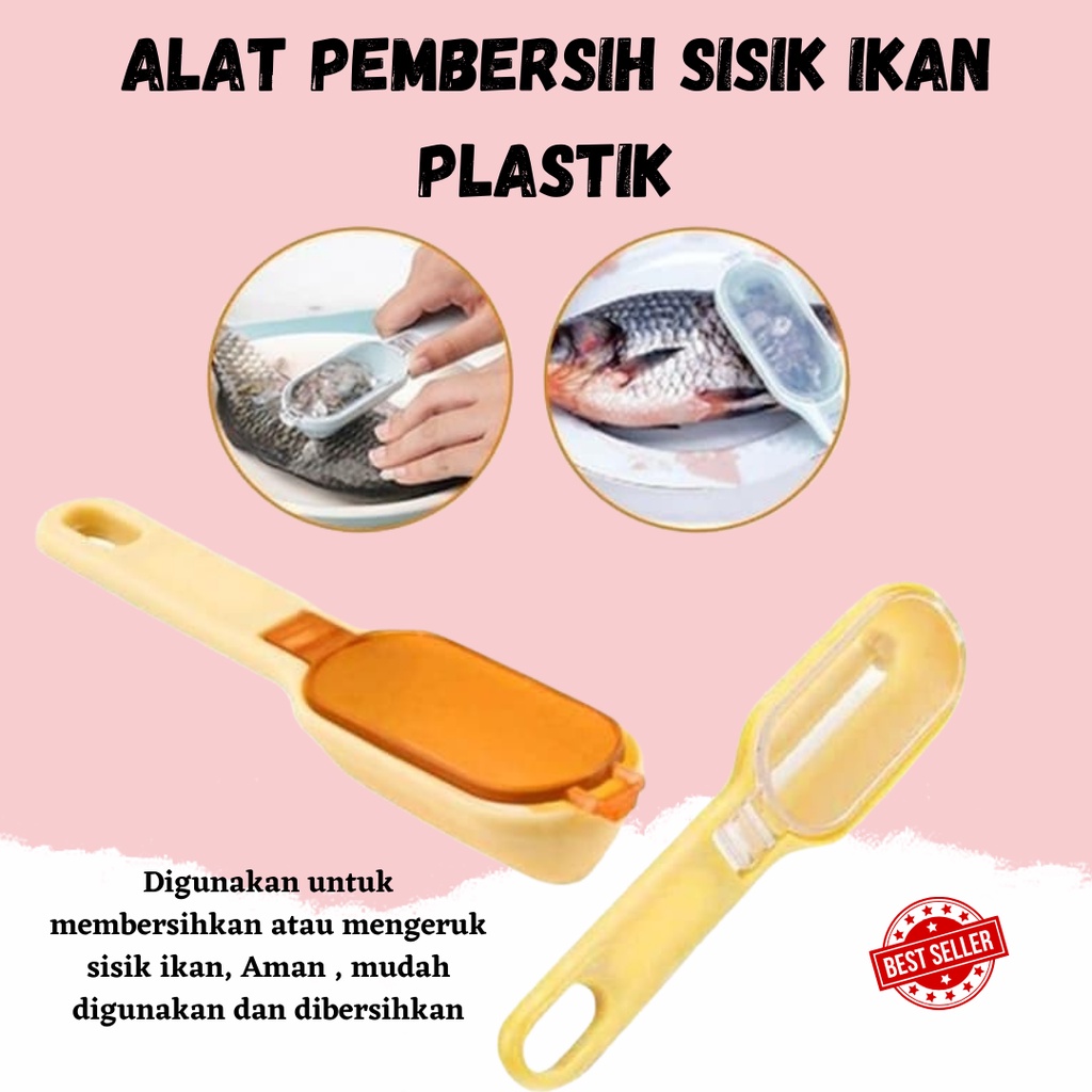 HARGA PROMO!!! Alat Pembersih Sisik Ikan Plastik Mini Mungil Serbaguna