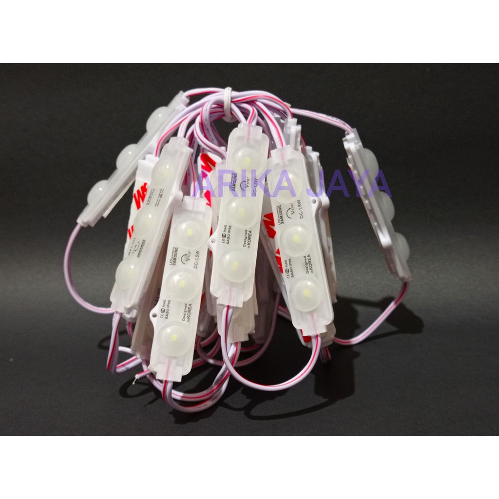 LAMPU LED PUTIH SAMSUNG KOREA IP68 SMD 6816 1,5 WATT 24 VOLT MODUL 3 MATA