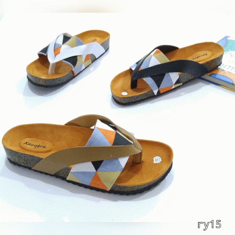 BIG SALE CUCI GUDANG Borneo Sendal Wanita Sandal Birken RY15 by Xavyera