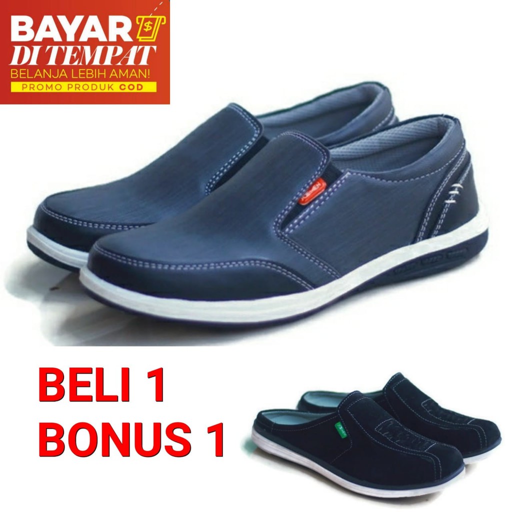 BUNDLING SEPATU KULIT JOEMEN  J 28 FREE SANDAL J 24 FULL 