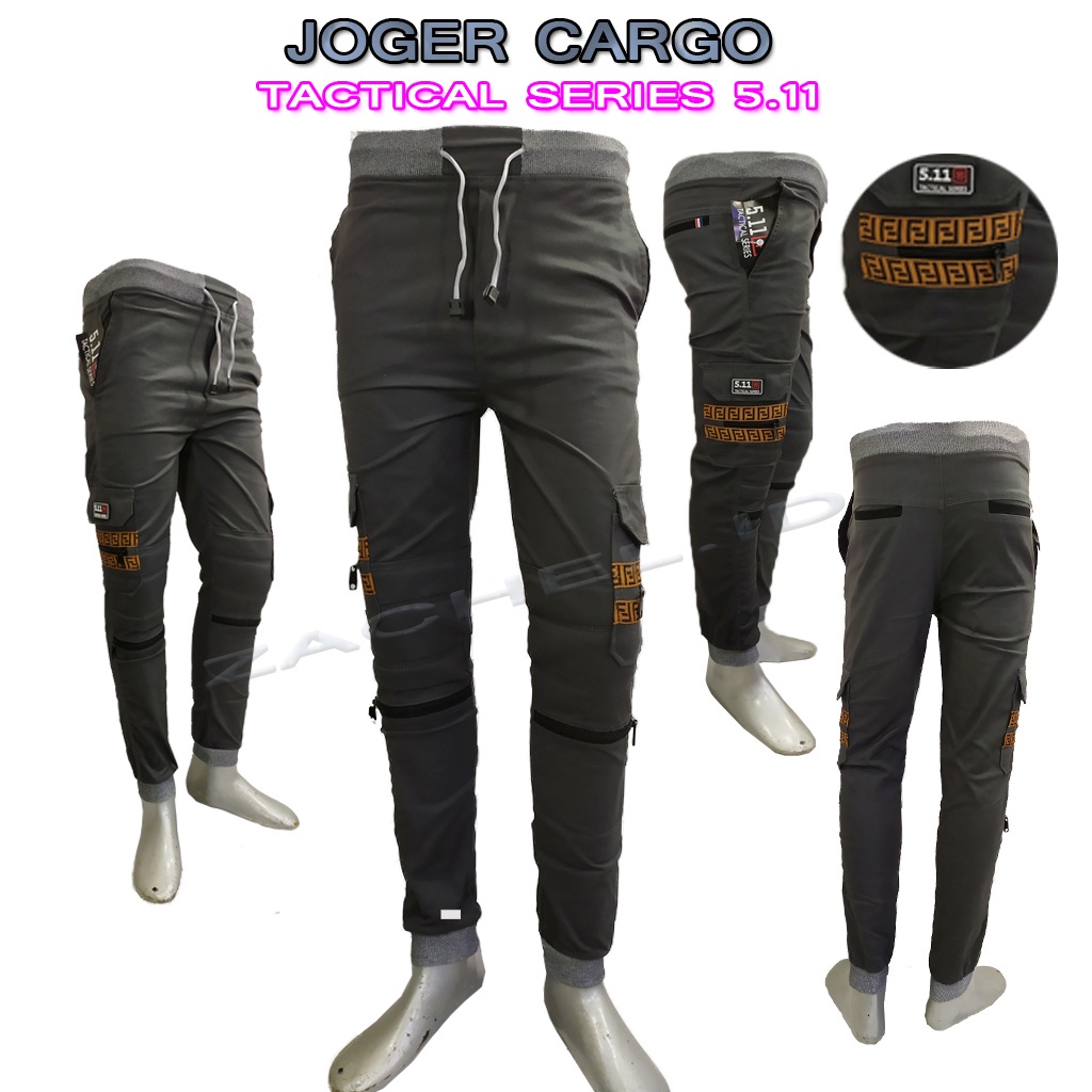 Celana Jogger Panjang Pria Model Cargo Tactical Series 5.11 Terbaru