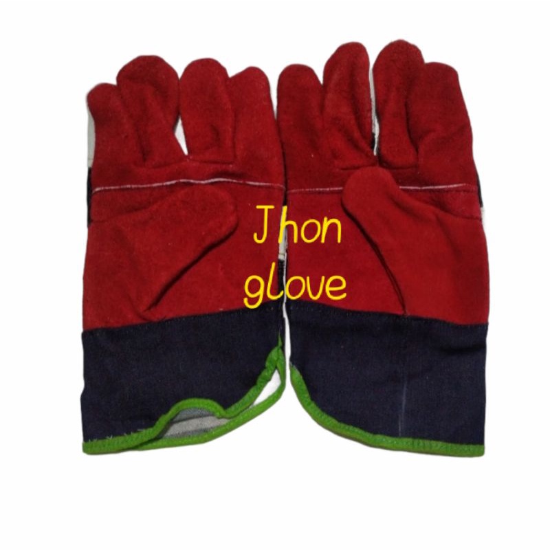 Sarung Tangan Las Kombinasi/Sarung Tangan Kulit/Fitter Glove Lokal