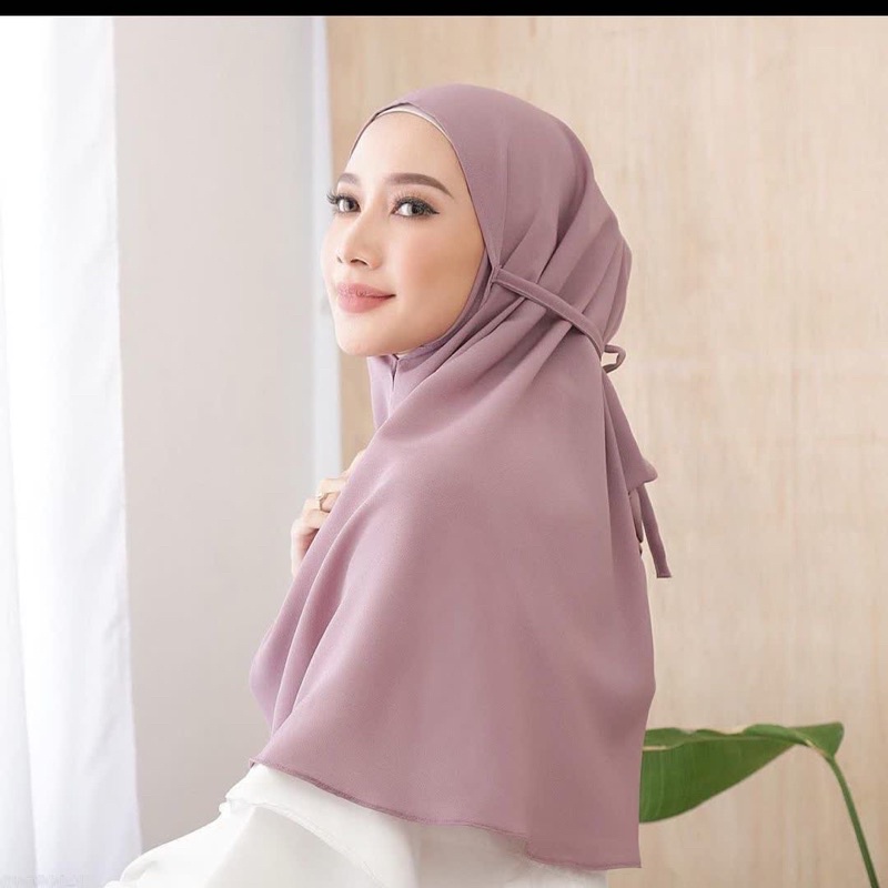PROMO!!! Jilbab Instan Siria Series 1Slup Crepe High Quality Antem tammia hijab instan BERGO MARYAM-4