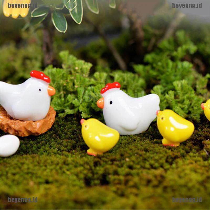 Bey Miniatur Ayam Bahan Resin Untuk Dekorasi Taman Minifairy Gardenrumah