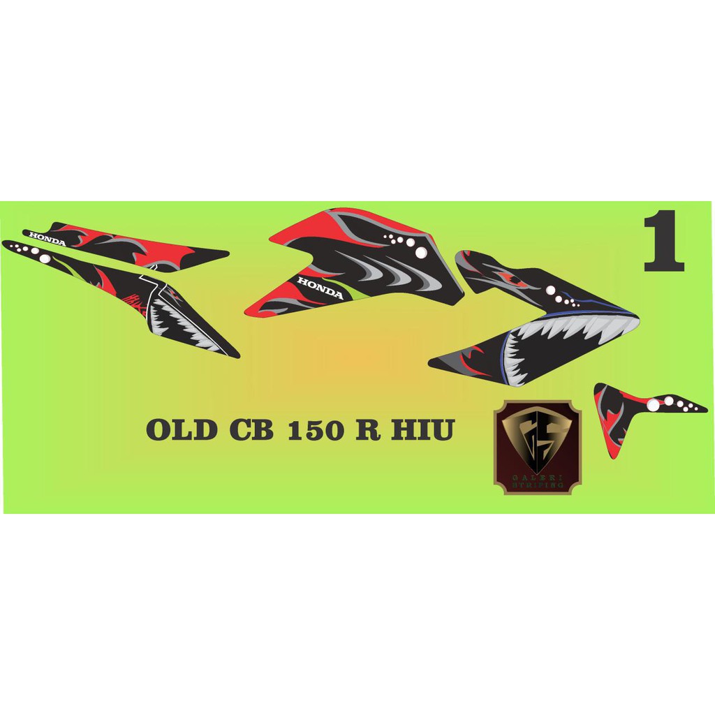 Stiker Striping Motor Cb150r Old Shark Shopee Indonesia