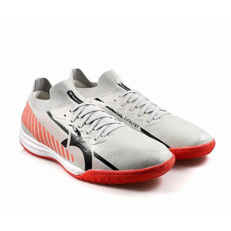 SEPATU FUTSAL ORTUSEIGHT CATALYST LIBERTE IN  - RHINO GREY/PEACH/BLACK