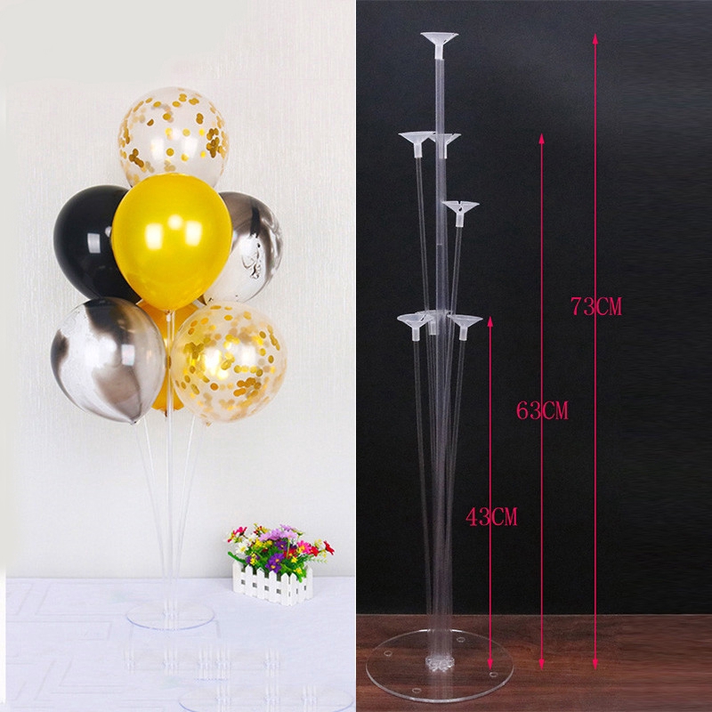 Clear Arch Base Ulang Tahun Baby Shower Pesta Pernikahan Dekorasi Aksesoris Balon Stand Kit Table Holder