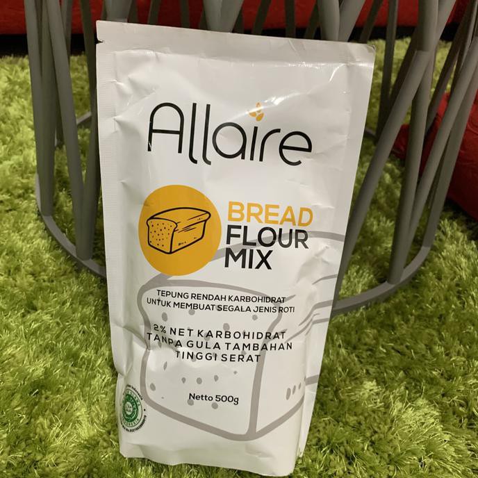 

Tepung Rendah Karbohidrat 1Kg Allaire Bread Flour Untuk Keto