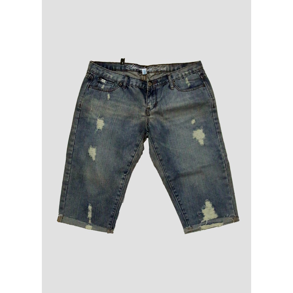 Abercrombie & Fitch Short Jeans Blue