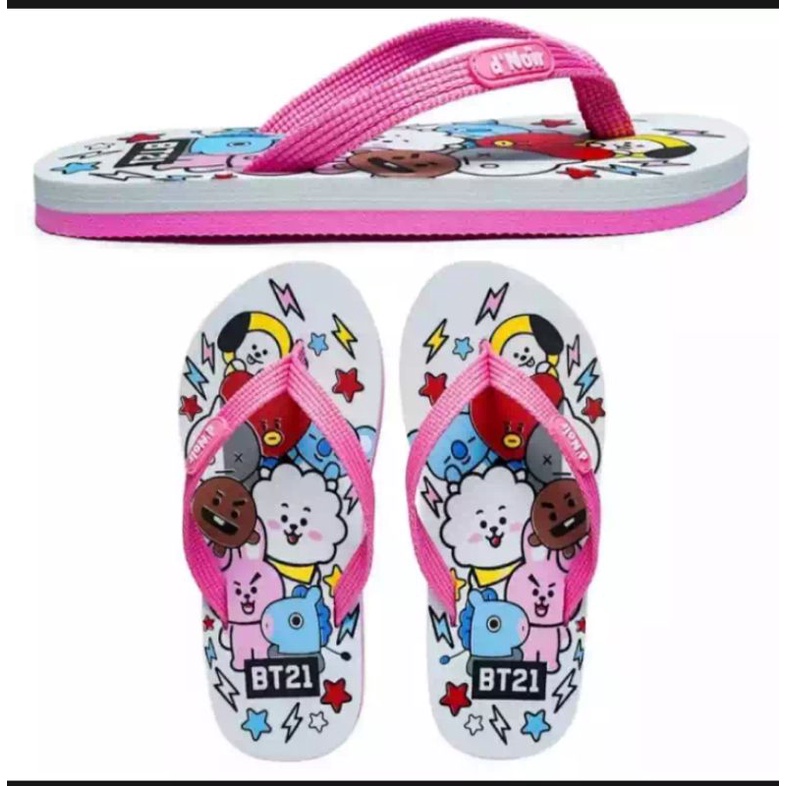 sandal anak BTS tali webing