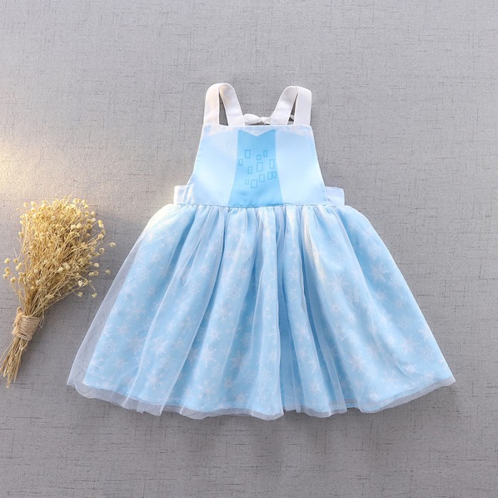 FROZEN Princess apron dress Elsa Anna celemek anak frozen bib