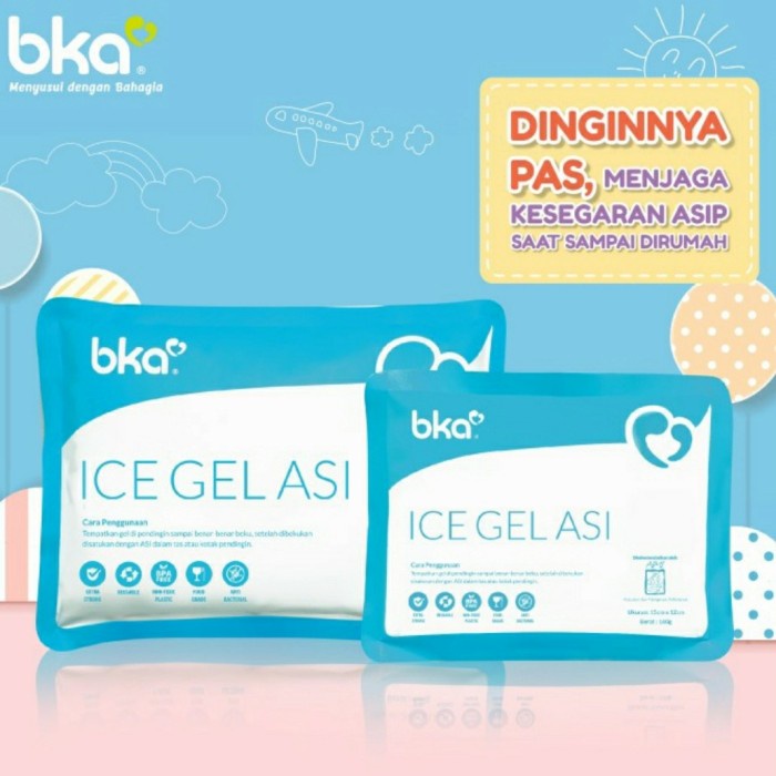 BKA Ice Gel Office Pack 2pcs Ice Pack Pendingin ASI Cooler Bag