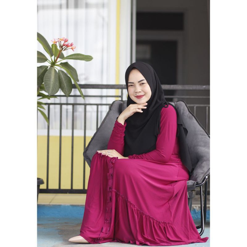 gamis jersey rempel