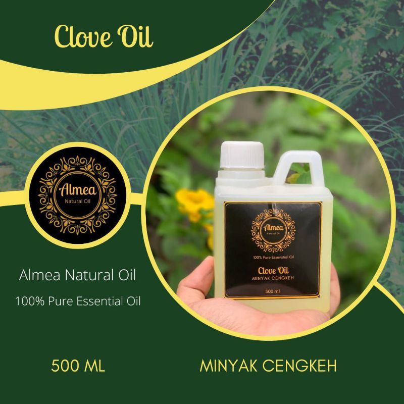 Jual Minyak Cengkeh 500 ML ( 100% Pure Essential Clove Oil ) | Shopee ...