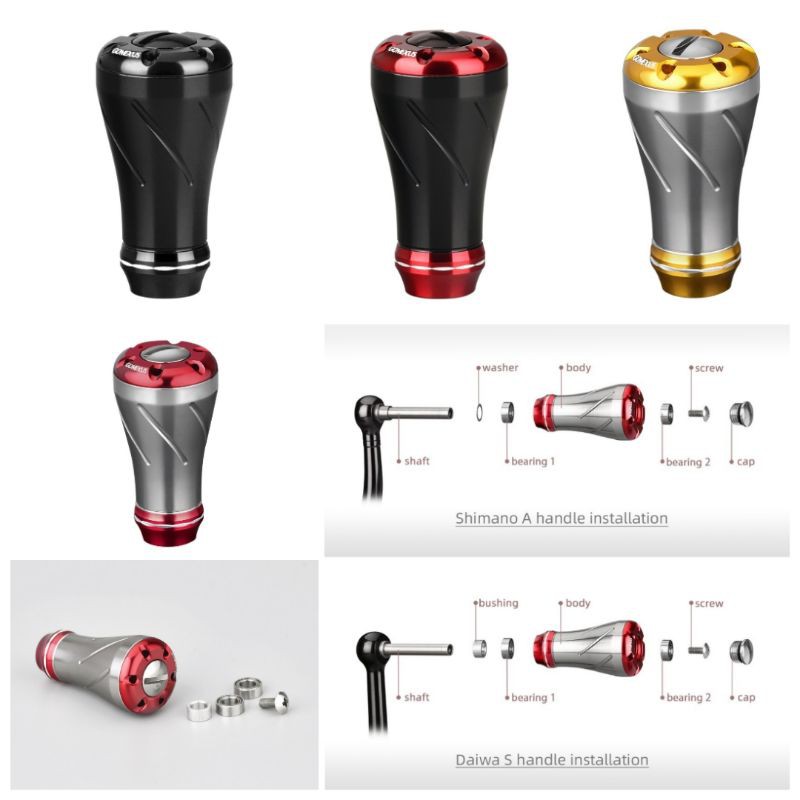 knob handle carbon Gomexus