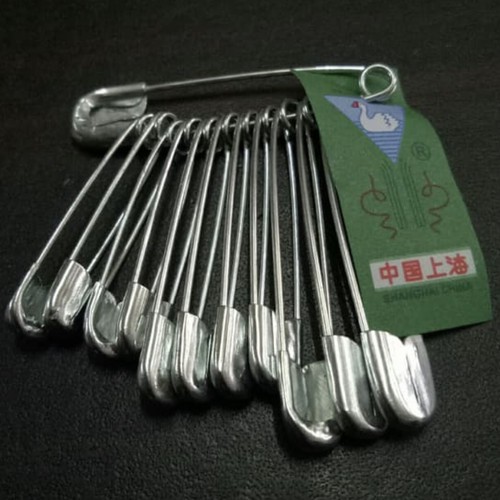 PENITI KECIL SWAN RENCENG SET ISI 12 PREMIUM STAINLESS SAFETY PINS