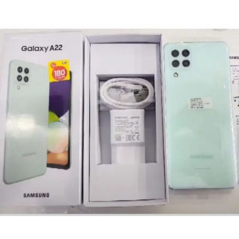Samsung Galaxy A22  Ram 6GB Rom 128GB (Second) seken lengkap