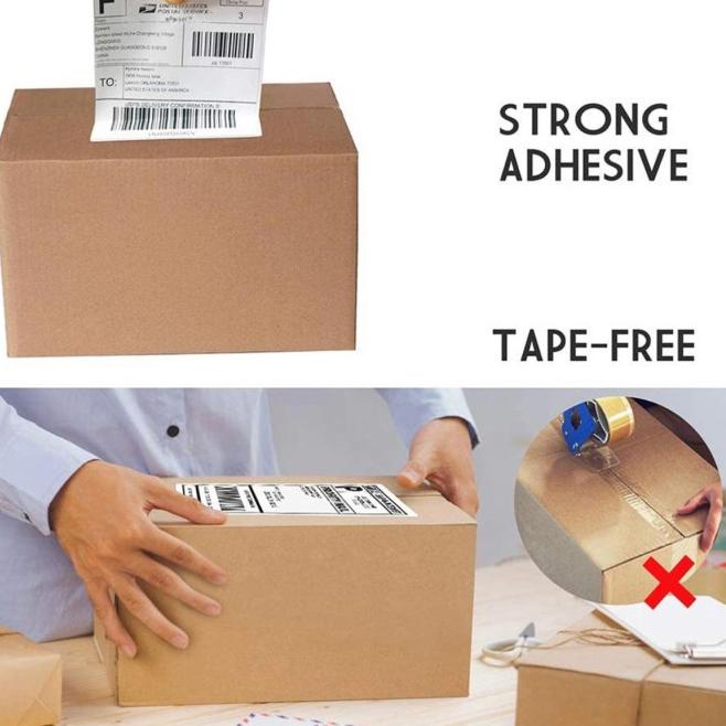

❁ LABEL THERMAL 10x150 mm isi 350 pcs/ kertas sticker thermal direct ❇