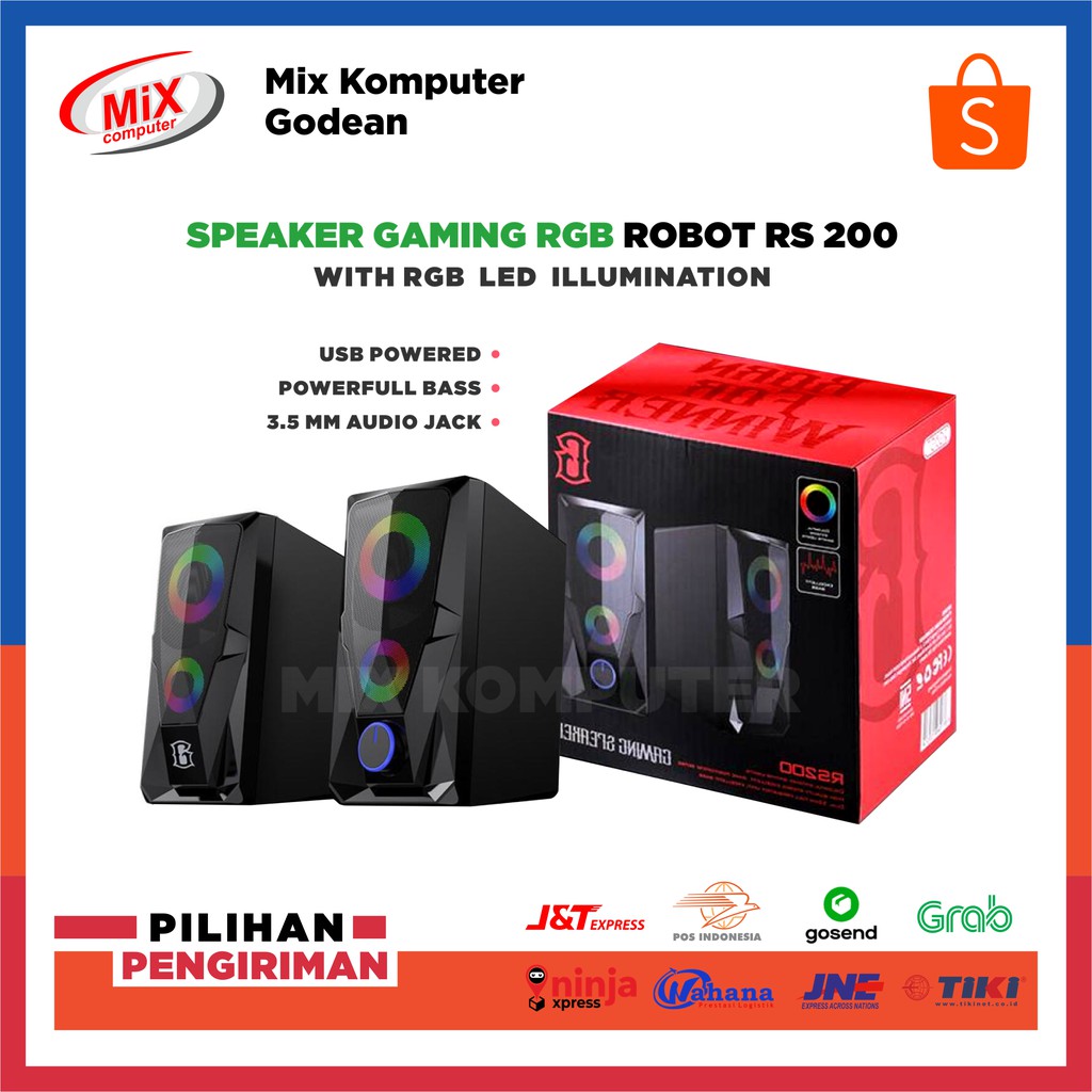 Speaker Gaming Robot RS 200 RGB