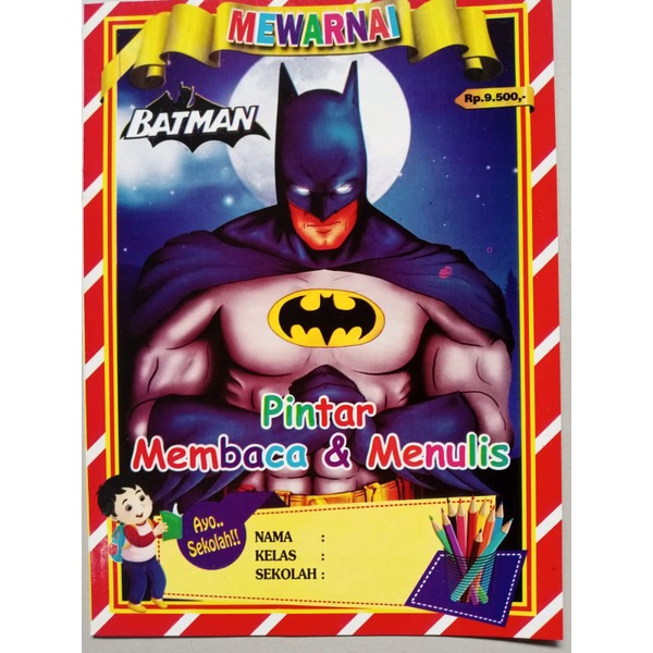 

Buku mewarnai anak batman