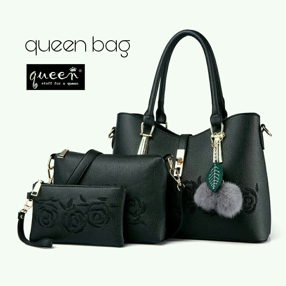 LB 194 - TAS 4 IN 1 - 4IN1 BAGS - TAS BATAM - TAS IMPORT - B3078 - WANITA -  EXOXY FENIM WEEDO.CO.ID