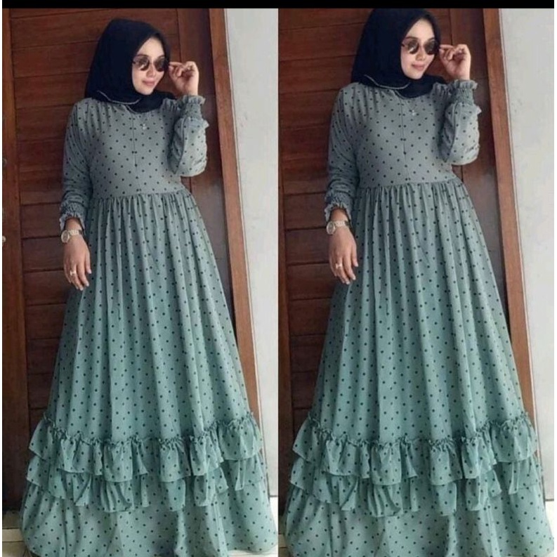 Gamis/Dress Ceruty Andara maxy
