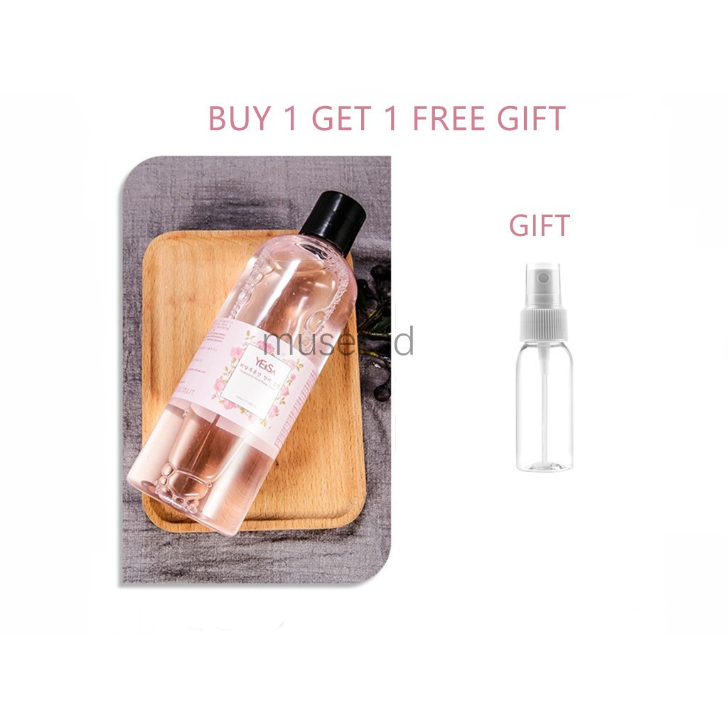 Rose Water Hydrating Toner Toner Pembersih Wajah Hyaluronic Acid Rose Toner Spray bottle 500 ML