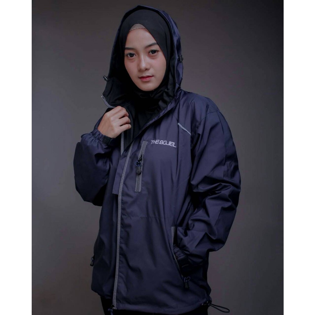 The Bojiel Pleasure Chest - Jaket Outdoor Pria Jaket Parasut Jaket Outdoor Unisex Jaket Distro Jaket Gunung Navy