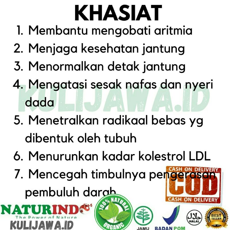 Obat Aritmia Jantung Lemah Berdebar Kencang Lambat Nyeri Dada Sesak Nafas Gelisah Lelah Pingsan Herbal Jamu Tradisional Ampuh-1