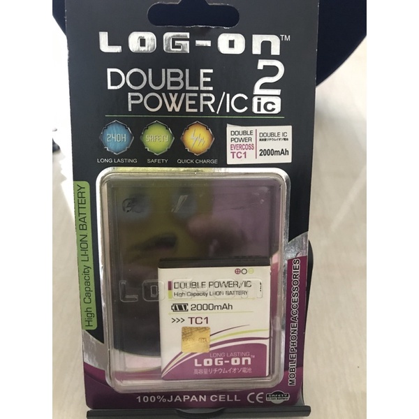 BATERAI DOUBLE POWER FOR HANDPHONE EVERCOSS TC1