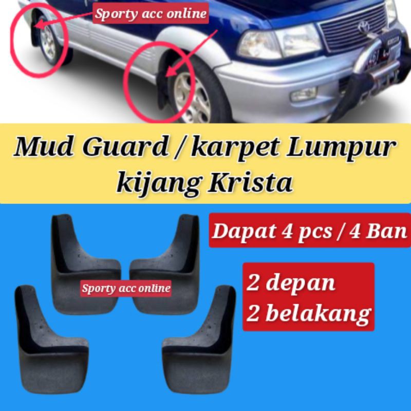 Mud guard kijang krista