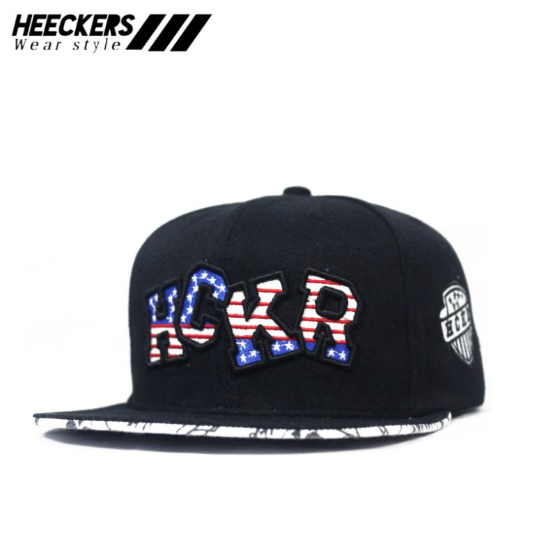 Hckr-Topi Snapback Pria Usa Unisex