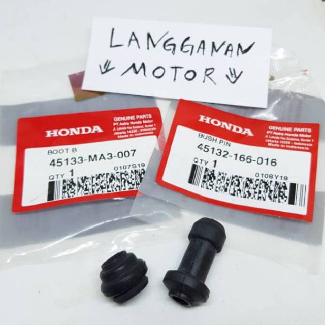 KARET BOOT KALIPER DEPAN BELAKANG VARIO BEAT SCOOPY SPACY SUPRA TIGER MEGA PRO PCX