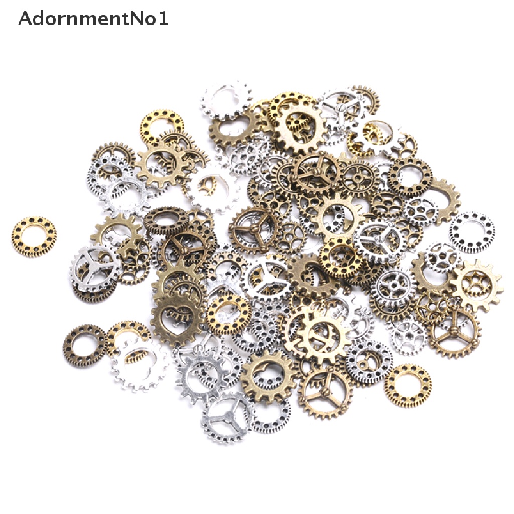 (AdornmentNo1) 100pcs / Set Roda Gigi Mini Gaya Antik / Steampunk Untuk Membuat Perhiasan DIY