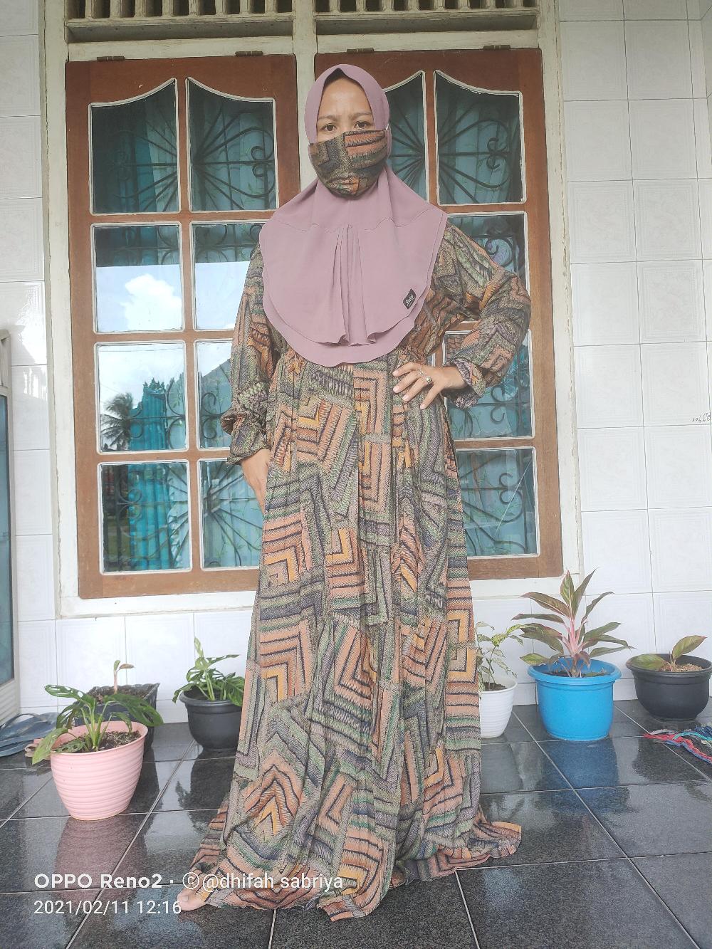 Batik Exclusive Kembar Peksi Bahan Katun Primisima Full Furing Free Masker