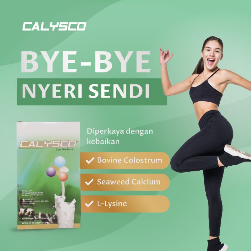 CALYSCO susu bubuk kolostrum 1 box isi 30 sachet