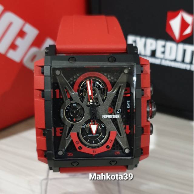 Jam tangan pria Expedition E6757MC Limited Red