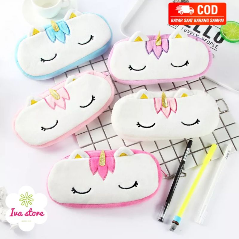 Tempat Pensil Unicorn importt plush